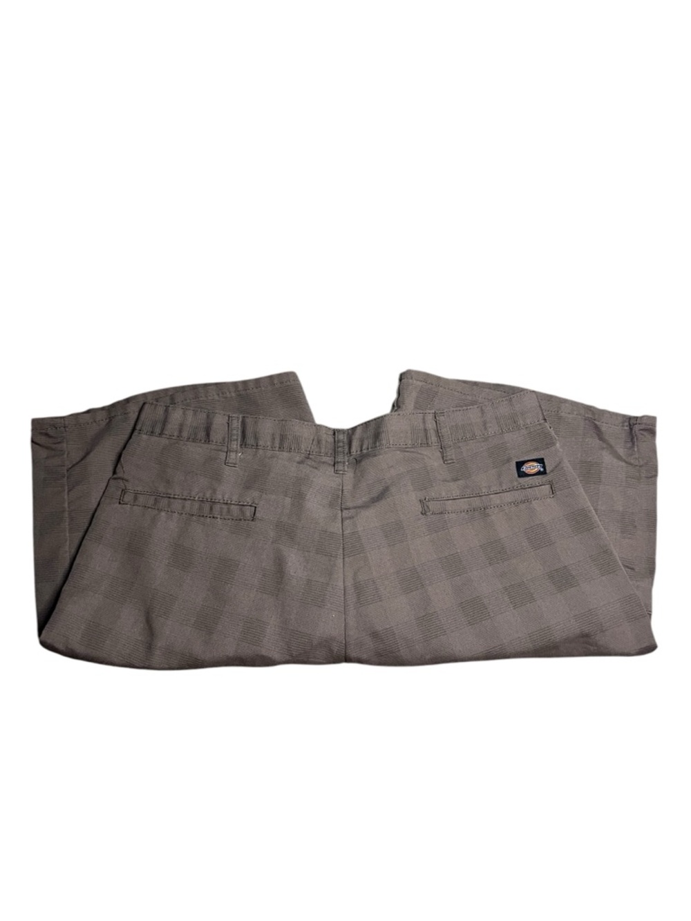 Dickies Men's Brown Plaid Flat Front Shorts - Picture 4 of 6